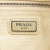 Prada B Prada White Canvas Fabric Canapa Logo Cancun Travel Bag Italy