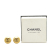 Chanel B Chanel Gold Gold Plated Metal CC Clip On Earrings France