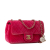 Chanel B Chanel Pink Dark Pink Velvet Fabric Mini Quilted Pearl Crush Single Flap Italy