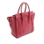 Celine B Celine Red Calf Leather Micro Luggage Tote France