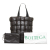 Bottega Veneta B Bottega Veneta Brown Dark Brown Calf Leather Padded Maxi Intrecciato Tote Italy