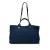 Chanel B Chanel Blue Navy Canvas Fabric Medium CC Double Face Deauville Satchel Italy