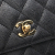 Chanel B Chanel Black Caviar Leather Leather Caviar Kelly Top Handle Bag France