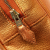 Hermès AB Hermès Orange Goatskin Leather Metallic Chevre Coromandel Plume Elan 28 France