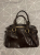 Lancaster Paris Lancaster TBEG dark brown crocodile-effect leather handbag