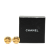 Chanel B Chanel Gold Gold Plated Metal CC Clip On Earrings France