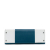 Hermès AB Hermès Blue with White Calf Leather Bicolor Epsom Kelly Flag Sellier 32 France