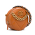 Chanel AB Chanel Brown Lambskin Leather Leather Lambskin 19 Round Clutch with Chain Italy