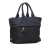 Prada B Prada Black Nylon Fabric Tessuto Reversible Satchel Italy