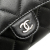 Chanel B Chanel Black Lambskin Leather Leather Mini Quilted Lambskin Clutch On Chain Italy