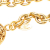 Chanel B Chanel Gold Gold Plated Metal CC Medallion Chain Link Belt France