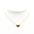 Tiffany & Co B Tiffany Gold 18K Yellow Gold Metal Elsa Peretti Bean Pendant Necklace United States