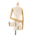 Loewe B LOEWE Brown Light Beige Calf Leather Shoulder Bag Spain