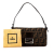 Fendi B Fendi Brown Canvas Fabric Zucca Baguette Italy