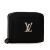 Louis Vuitton AB Louis Vuitton Black Calf Leather Lock Me Zippy Coin Purse Spain