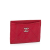 Chanel B Chanel Red Caviar Leather Leather CC Caviar Card Holder France