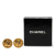 Chanel B Chanel Gold Gold Plated Metal CC Clip On Earrings France