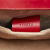 Gucci AB Gucci Red Calf Leather Mini Sylvie Satchel Italy