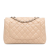 Chanel B Chanel Brown Light Beige Lambskin Leather Leather Jumbo Classic Lambskin Single Flap Italy