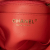 Chanel AB Chanel Red Lambskin Leather Leather Mini Square Classic Chevron Lambskin Flap Italy