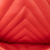 Chanel AB Chanel Red Lambskin Leather Leather Mini Square Classic Chevron Lambskin Flap Italy