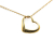 Tiffany & Co B Tiffany Gold 18K Yellow Gold Metal Elsa Peretti 18K Open Heart Pendant Necklace Spain