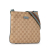 Gucci B Gucci Brown Light Brown Coated Canvas Fabric GG Canvas Web Crossbody Italy