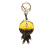 Fendi AB Fendi Brown with Yellow Canvas Fabric Zucca Space Monkey Bag Charm Italy