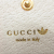 Gucci AB Gucci White Calf Leather Adidas Horsebit Wallet on Strap Italy