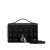 Christian Dior AB Dior Black Lambskin Leather Leather Lambskin Cannage My Dior Top Handle Bag Italy