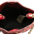 Burberry AB Burberry Red Canvas Fabric Baby Overdyed Horseferry Check Bucket Bag Italy