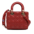 Christian Dior AB Dior Red Lambskin Leather Leather Small Lambskin Cannage My ABCDior Lady Dior Italy