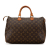 Louis Vuitton B Louis Vuitton Brown Monogram Canvas Canvas Monogram Speedy 35 France