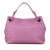 Bottega Veneta B Bottega Veneta Pink Calf Leather Intrecciato Bella Tote Italy