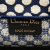 Christian Dior AB Dior Blue Navy Canvas Fabric DiorAmour Dots Vertical Book Tote Italy