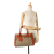 Gucci B Gucci Brown Beige Canvas Fabric GG Running Tote Italy