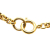 Chanel B Chanel Gold Gold Plated Metal CC Flower Pendant Necklace France