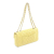 Chanel B Chanel Yellow Lambskin Leather Leather Classic Lambskin East West Single Flap Italy