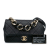 Chanel AB Chanel Black Lambskin Leather Leather Small Lambskin Elegant Chain Single Flap Italy