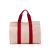 Hermès AB Hermès Pink Light Pink with Red Canvas Fabric Toile Bora Bora Tote GM France