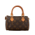 Louis Vuitton B Louis Vuitton Brown Monogram Canvas Canvas Monogram Mini HL Speedy France