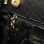 Salvatore Ferragamo B Ferragamo Black Calf Leather Lizard Embossed Vara Bow Satchel Italy