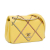 Chanel AB Chanel Yellow Lambskin Leather Leather Small Lambskin Entwined Chain Flap Italy