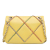 Chanel AB Chanel Yellow Lambskin Leather Leather Small Lambskin Entwined Chain Flap Italy