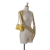 Chanel AB Chanel Yellow Lambskin Leather Leather Small Lambskin Entwined Chain Flap Italy