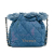 Chanel AB Chanel Blue Denim Fabric Small Mood Bucket with Chain France