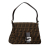 Fendi B Fendi Brown Canvas Fabric Zucca Mamma Forever Italy