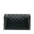 Chanel AB Chanel Black Lambskin Leather Leather Small Lambskin Mademoiselle Vintage Double Flap Italy