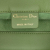 Christian Dior AB Dior Green Calf Leather Medium Embossed Book Tote Italy