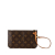 Louis Vuitton B Louis Vuitton Brown Monogram Canvas Canvas Monogram Neverfull Pouch France